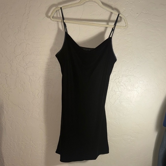 Banana republic cowl velvet mini dress 90s style spaghetti strap dress - Picture 3 of 8